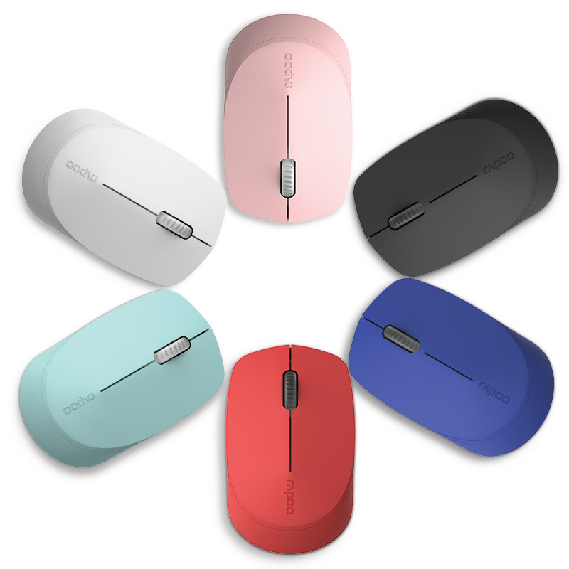 Rapoo M100G Bluetooth multimodo inalámbrico oficina tono claro ratón portátil_voghion.com
