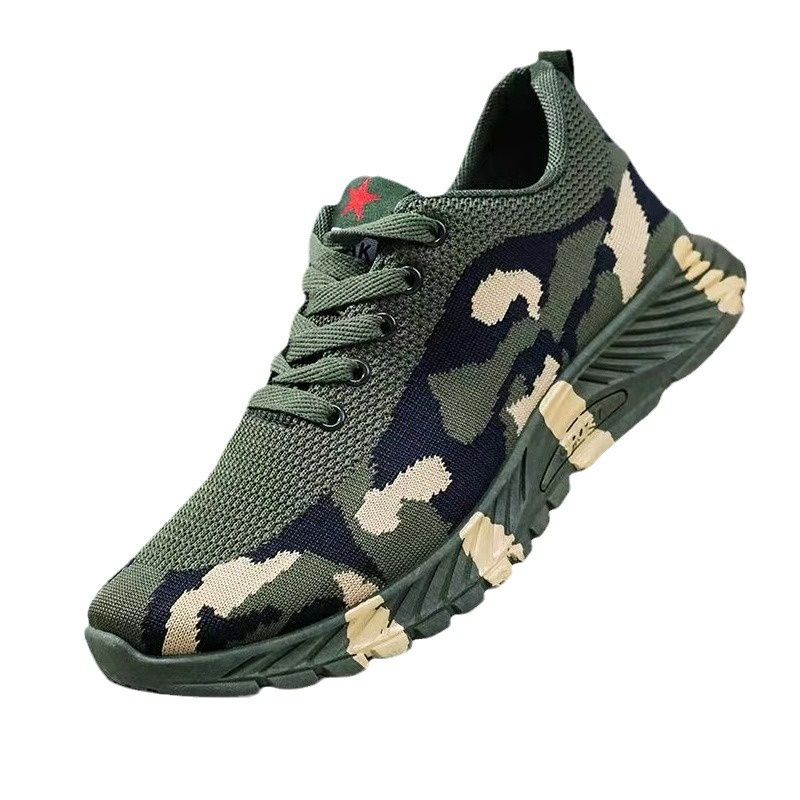 Kamuflaż i outdoorowe buty turystyczne dla kobiet, szkolenie studentów, szkolenie wojskowe, antypoślizgowe buty, plac budowy_voghion.com