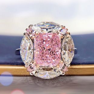 Gioielli in oro Longlong 2024 Anello nuziale con diamante da donna bianco classico in argento nuovo S con un carato_voghion.com
