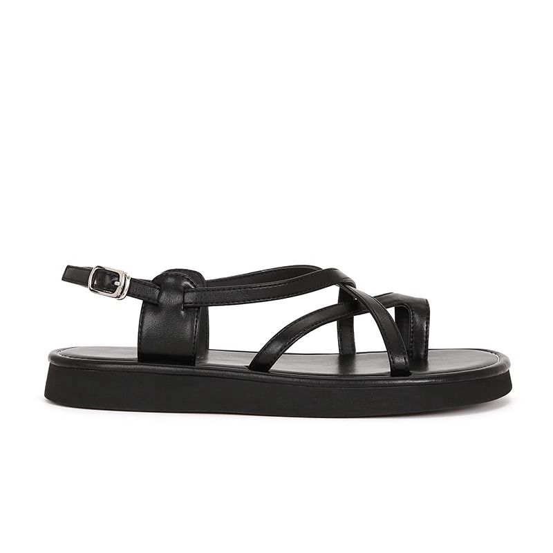 Schaffell-Version ~ Su Yinyin Gleicher Stil Kreuzriemen Zehen Dicke Sohle Strand Echtleder Römersandalen Damen Casual_voghion.com