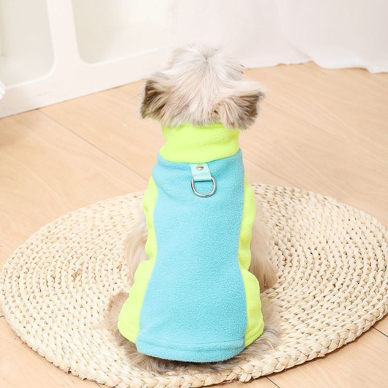 Pet Clothes Teddy Bichon Small And Medium Dogs Sweatshirt New Fleece Leashable Warm Apparel_voghion.com