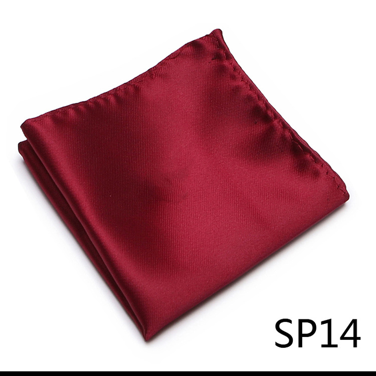 Heren Brits patroon effen kleur polyester zijden vierkante sjaal bruiloft pak zakdoek overhemd klaar op voorraad_voghion.com