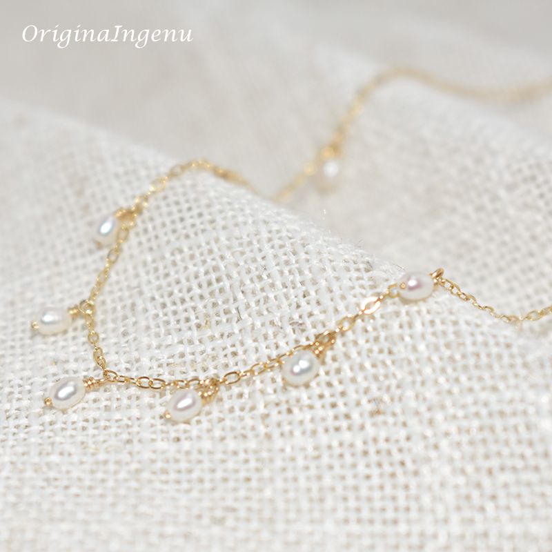 Fashion 14K Filled Natural Necklace Gold Choker Handmade Pendants Collier Femme Kolye Collares Boho Pearl Jewelry for Women_voghion.com