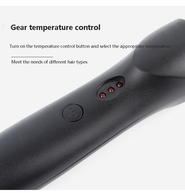 Portable Electric Combs Ceramic LED Straightener Rhinestone Hot Comb Hair_voghion.com