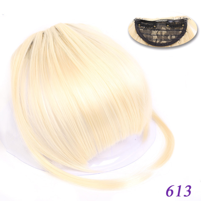 Włosy syntetyczne Peruki do sprzedaży bezpośredniej z prostymi grzywkami dla kobiet i podwójnymi bokobrodami_voghion.com