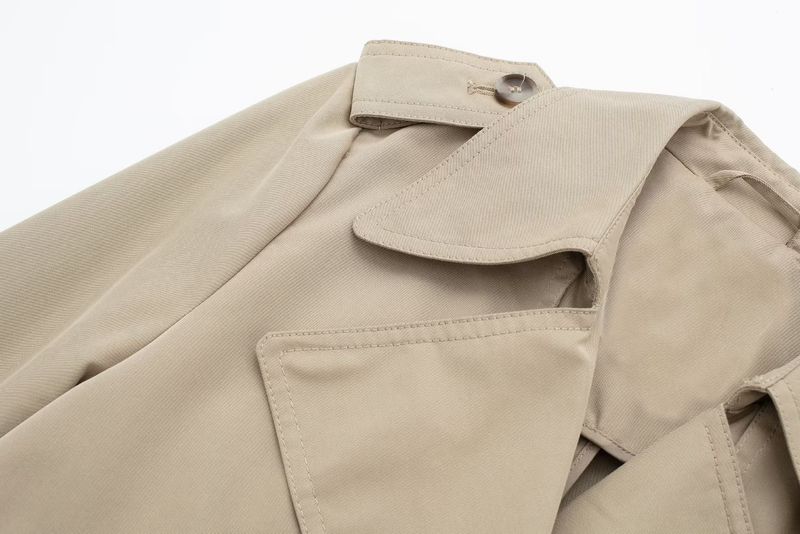 Vêtements pour femmes 2024 automne et hiver nouvelle mode de rue avec veste coupe-vent à ceinture_voghion.com