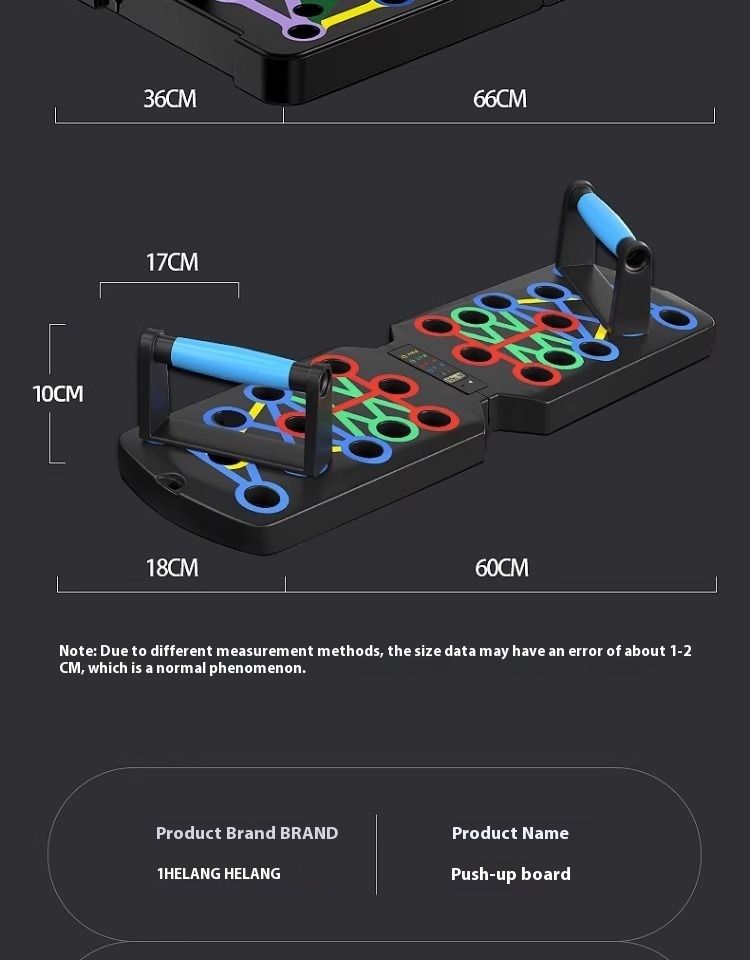 Push-Up-Board-Ständer, Smart Counter, multifunktionales Brustmuskel-Trainingsgerät, Fitness-Set für den Heimgebrauch für Männer_voghion.com