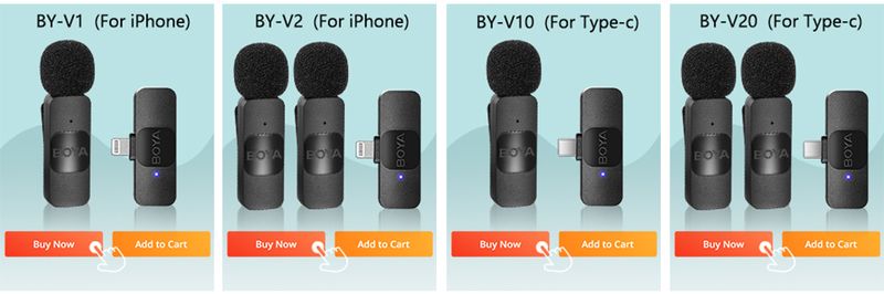 BOYA BY-M1 PRO II 3,5 mm-es csíptetős hajtókás mikrofon mobiltelefonhoz, PC-hez, laptophoz, kamerához, vezetékes mikrofon beszédhangosításhoz_voghion.com