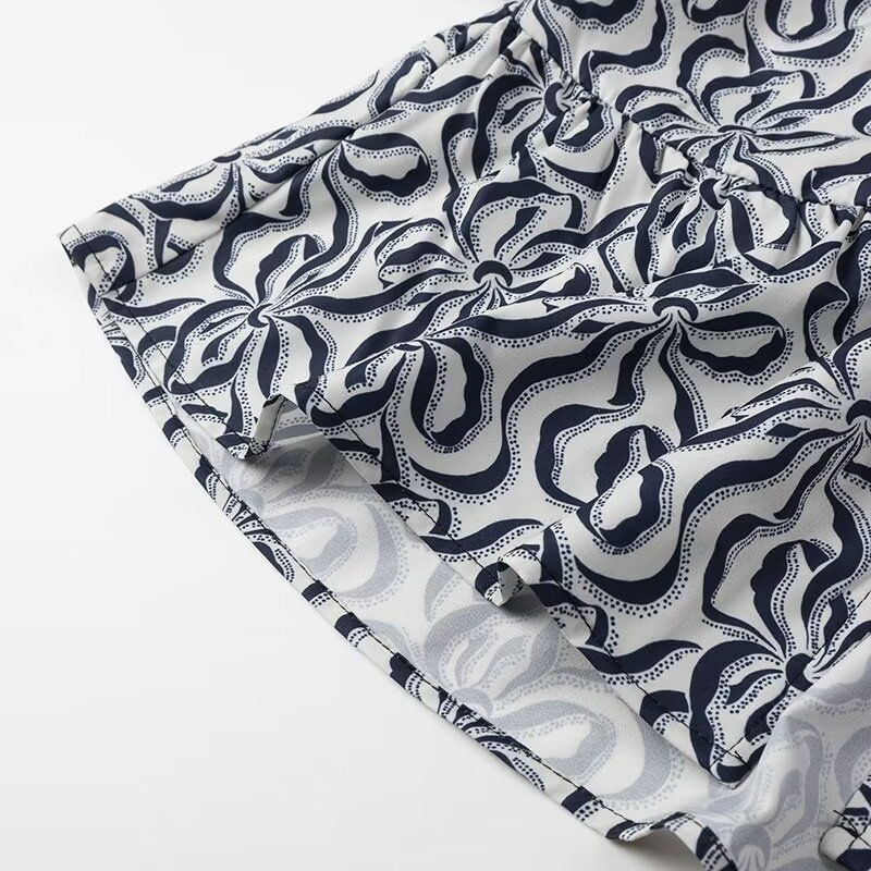 2025 Frühjahr Neue Damenmode Leopard Print Kurzarm Shirt_voghion.com