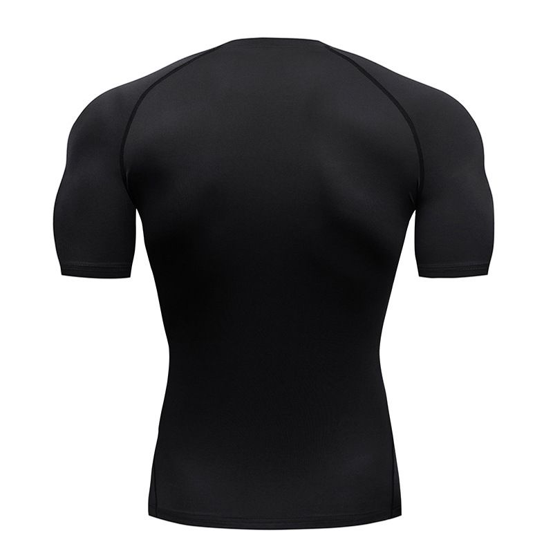 Compressed Long Sleeved Shir, Black -shir, Men's Muscle Quick Drying, Finess Clohing, Sun Proecion, And Spors_voghion.com