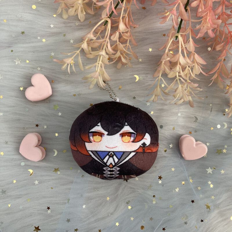 Plush Dumpling Impact Genshin Albedo Xiao Zhongli Thoma Key Chain Soft And Safe Gift_voghion.com