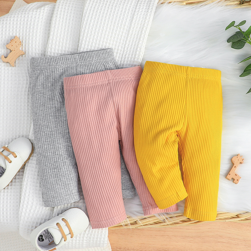 Mother&Kids Boys and girls baby pants three three-color combination casual pants set_voghion.com