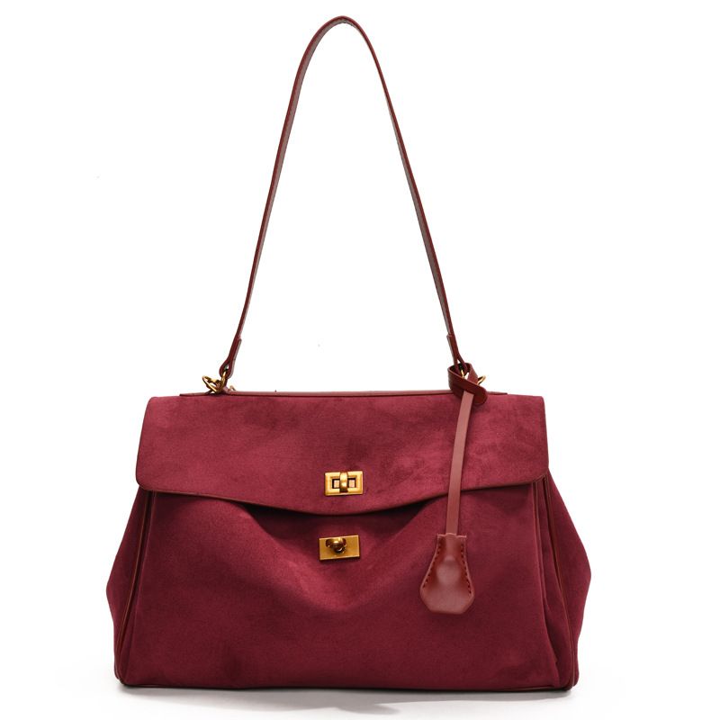 Pendeln Herbst Winter Neue Damenmode Matte Elegante Große Trendy Tote Unterarm Tasche_voghion.com