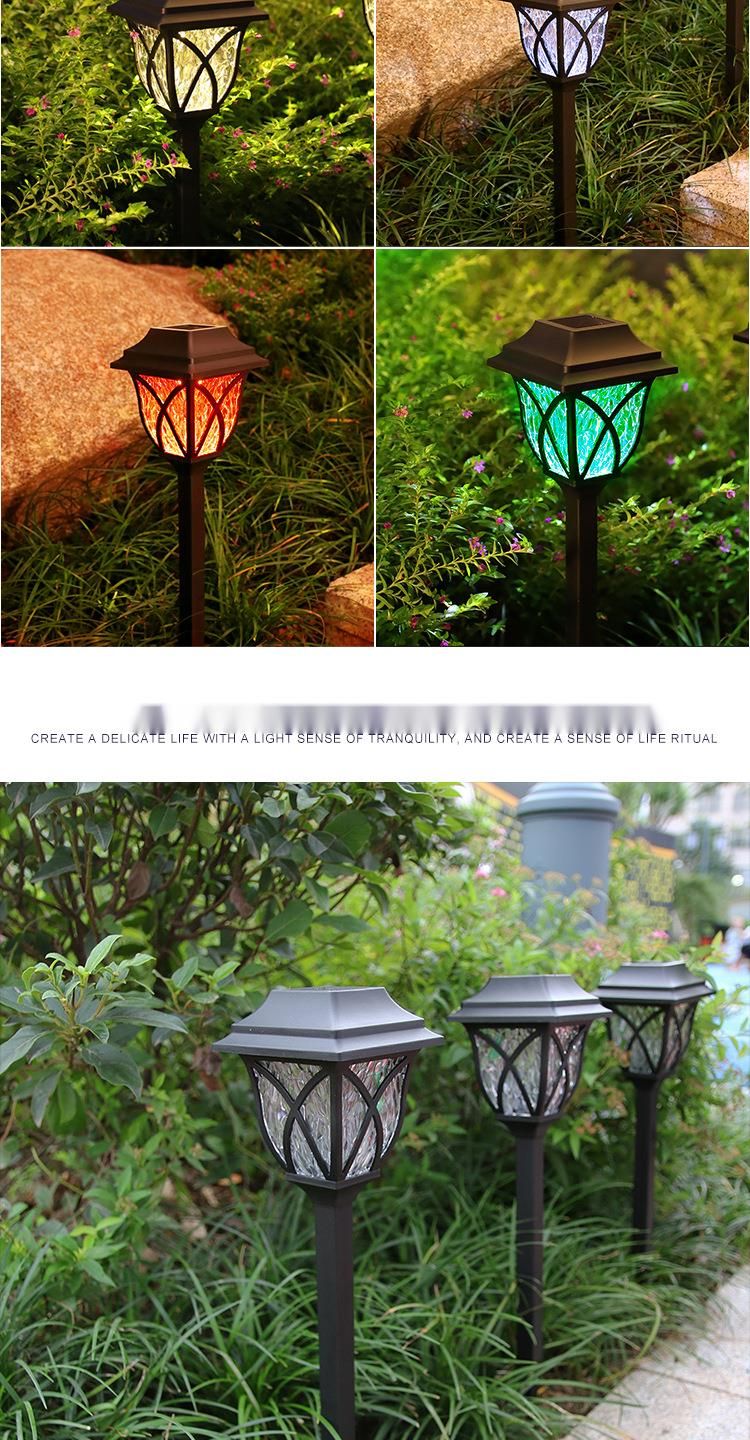 Lampada solare impermeabile per esterni, decorazione per la casa, cortile, giardino, prato, inserto a terra, luce d'ombra_voghion.com