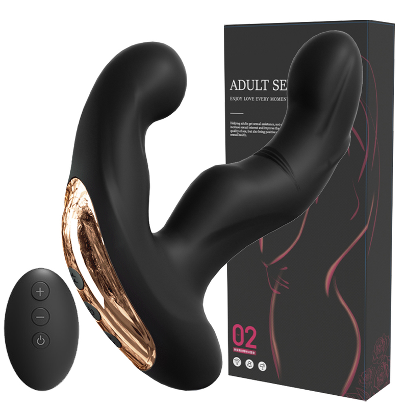 Massaggiatore prostatico vibratore maschile plug anale riscaldamento vibratore dito masturbatore ano giocattolo del sesso per donne uomini_voghion.com