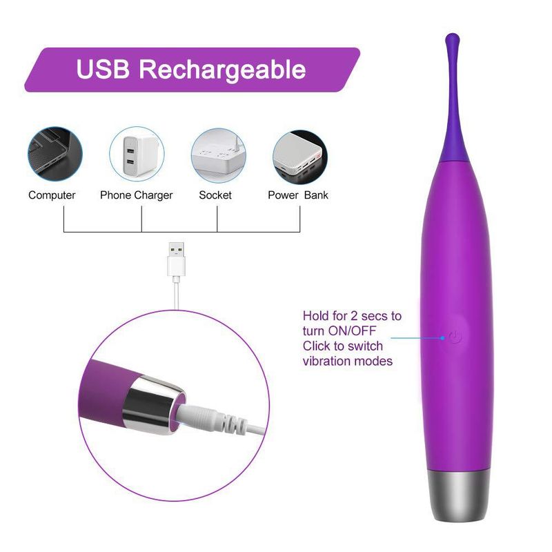 Stift Orgasmus Weibliche Masturbation 10 Frequenz Starke Vibration Stift Stimulation Der Klitoris Massage Flut Stift Erwachsene Produkte_voghion.com