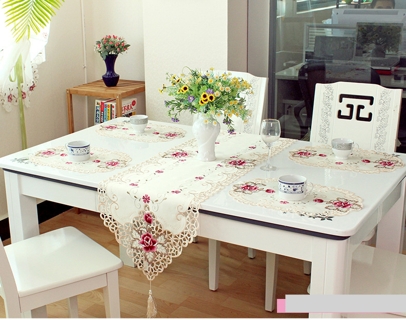 1017 sottobicchieri e sottobicchieri ricamati rurali in stile europeo_voghion.com