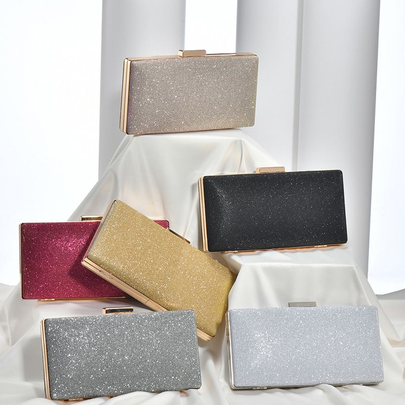 Borsa a tracolla semplice e raffinata con clip flash, da sera, per feste, matrimoni, damigelle d'onore, per abiti da banchetto_voghion.com