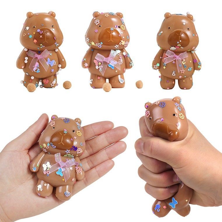 Schaum Squishies Bär Squeeze Musik Schlamm Dekompression Langsam Rebound Spielzeug Nette Dekompression Flüssigkeit Squeeze Vent_voghion.com
