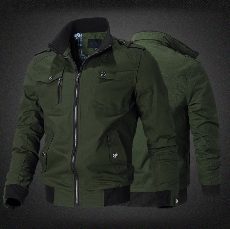2021 nuova giacca da uomo giacca coreana casual da uomo giovanile colletto colorato primavera una giacca da giacca in cotone autunnale_voghion.com