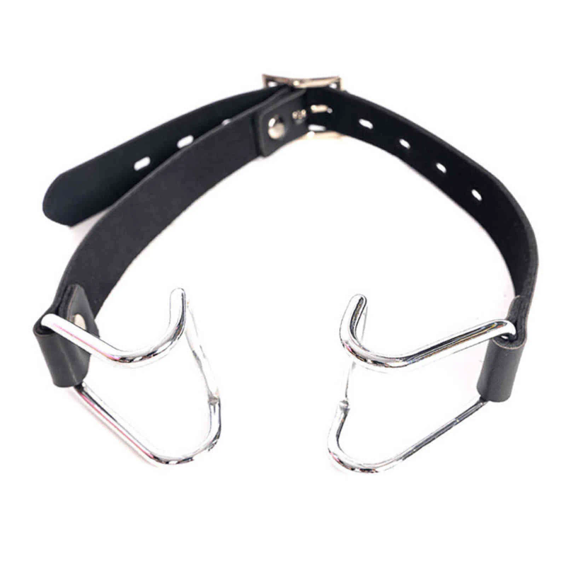 NXY Spielzeug für Erwachsene Harness Gag Spreader Bdsm Open Mouth Gags Metal Claw Hook Force Für Frauen Paare Slave Bondage_voghion.com