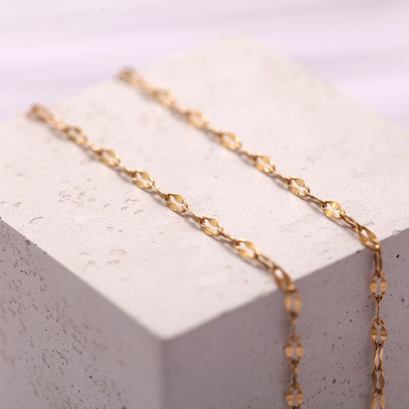 2025 New Arrivals Stainless Steel Gold Chain Necklace for Women Long Choker Men Collar Neck Lace Diy Pendant Sier Color Cord Lobster Clasp_voghion.com