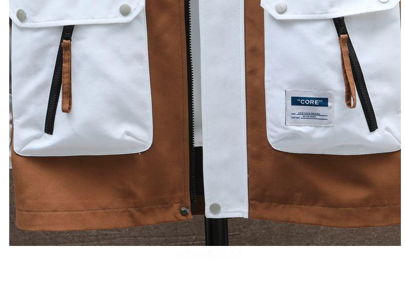 Spring Autumn Men's Jacket, Youth Work Clothes, Korean Edition Set, 2024 New Style, Handsome and Loose Two Piece Set_voghion.com