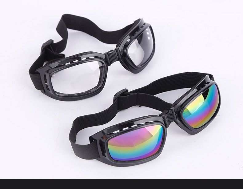 Self-produced Protective Foldable Foam Sandproof Glasses Outdoor UV Protection Ski Goggles_voghion.com