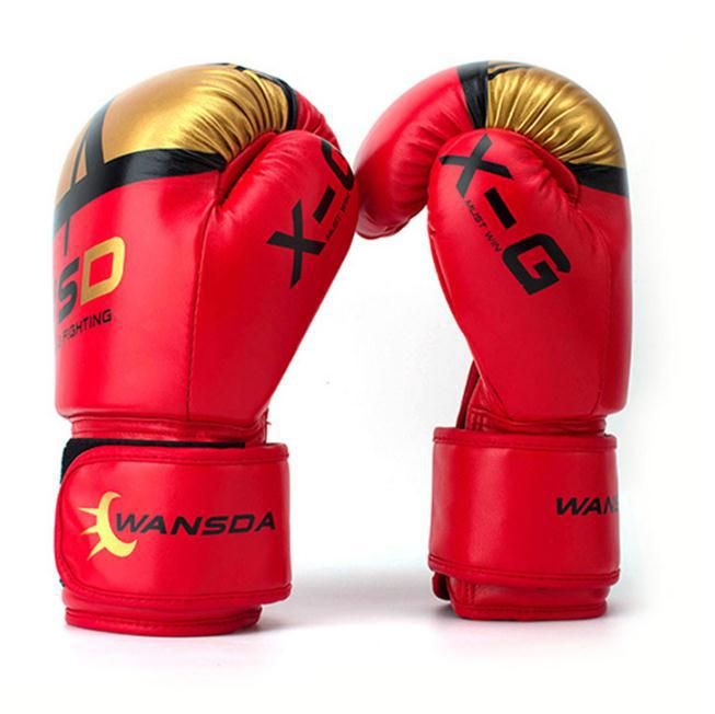 Bērnu pieaugušo boksa cimdi Bezmaksas boksa cimdi Muay Thai Combat Combat Cīņas mākslas treniņu cimdi_voghion.com