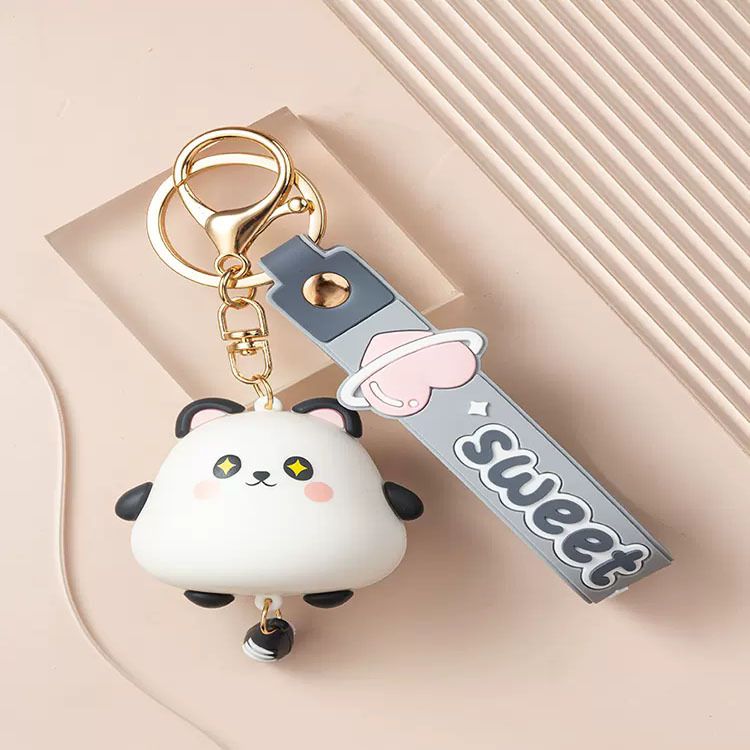 Porte-clés chaton mignon, exquis, chat siamois, chaîne de voiture, unisexe, dessin animé, pendentif pour sac à dos, couple, célébrités d'Internet_voghion.com