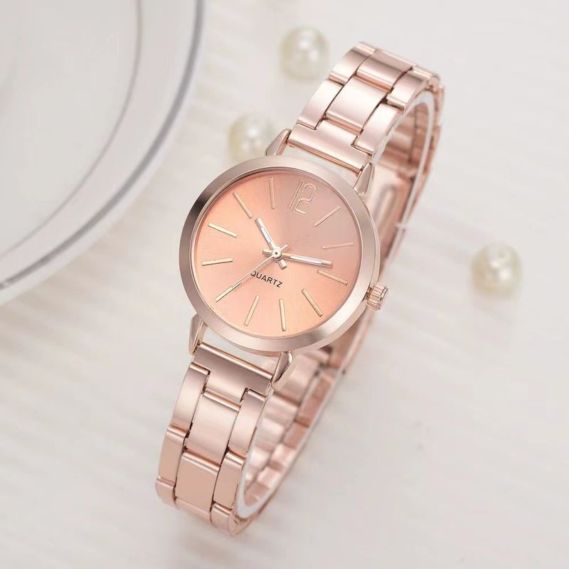 Heißer verkauf frauen dünne schmale riemen einfache business stahlband quarzuhr weibliche studentin prüfung uhr geschenk box_voghion.com