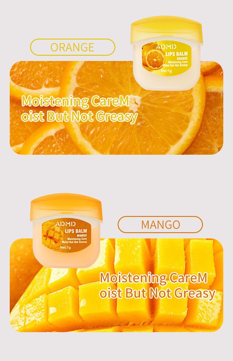 ADMD MSDS venda quente 8 conjuntos de máscara labial hidratante sabor frutas bálsamo labial conjunto de máscara labial_voghion.com