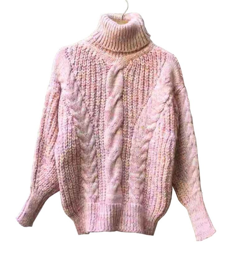 Dames coltrui lange mouw losse gebreide basis_voghion.com