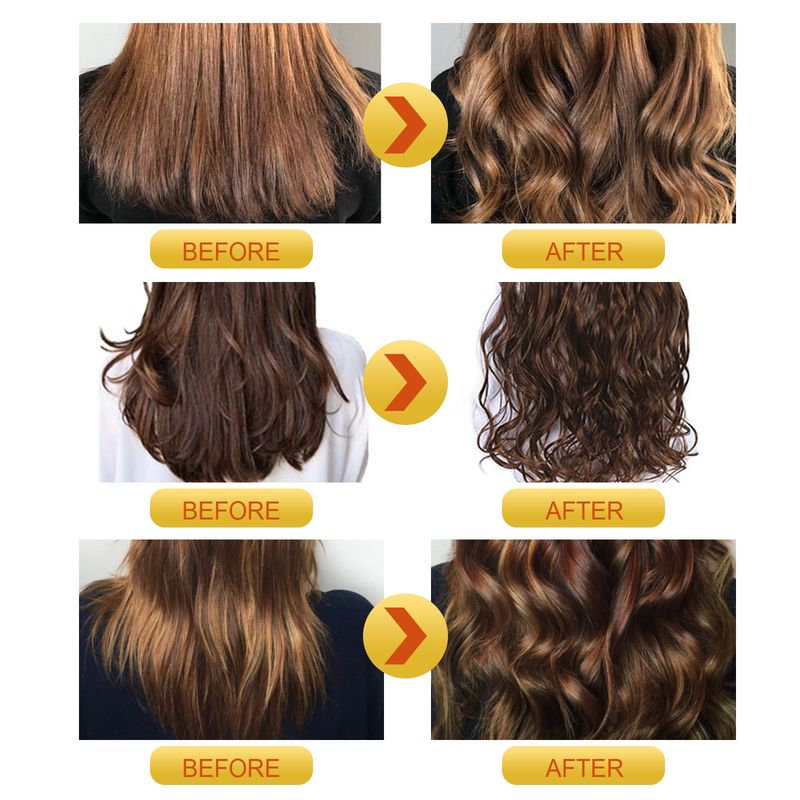 Styling Elastin Anti-Frizz Curly Hair Cream Langanhaltende natürliche Definition & Sprungkraft Feuchtigkeitsspendend Formgebung Dauerwellenpflege Styling Voll_voghion.com
