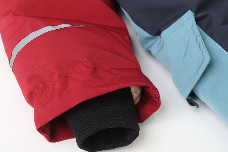 Boys' Color-Block Snowsuit – Thickened Winter Romper With Full-Zip (90-120cm) – Windproof Ski Jumpsuit For Toddlers_voghion.com