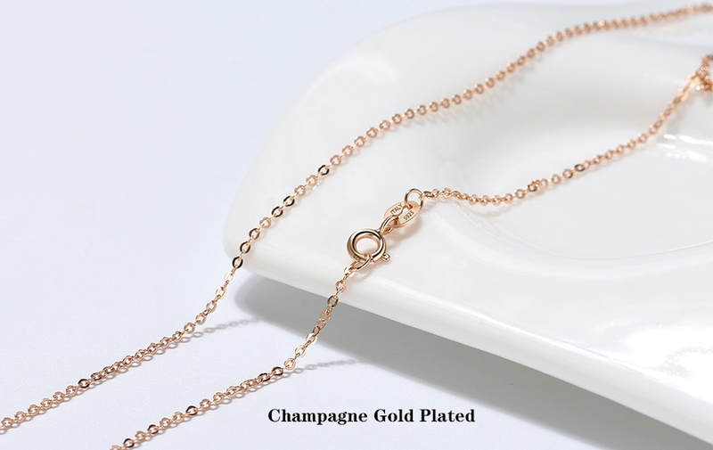Fashion Rinntin Sterg Box Cable Necklace for Women 40cm-60cm Fashion Sier tThin Neck Chain Jewelry SC07_voghion.com