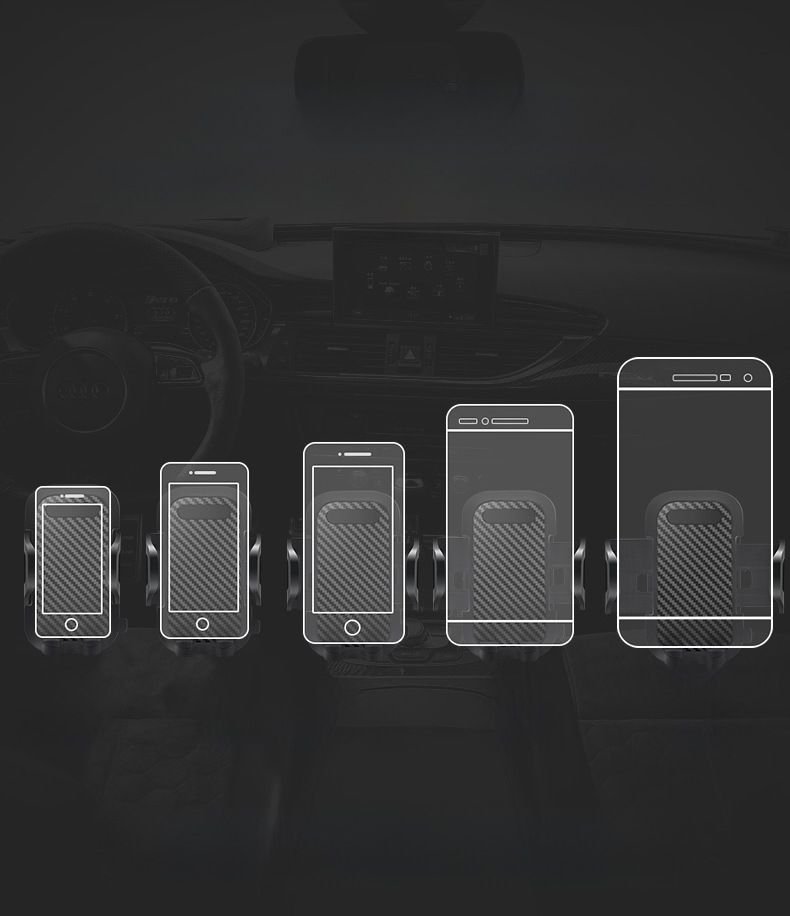 Araba cep telefonu braketi araba hava çıkışı emiş tipi evrensel sabit araba çok işlevli navigasyon destek çerçevesi_voghion.com
