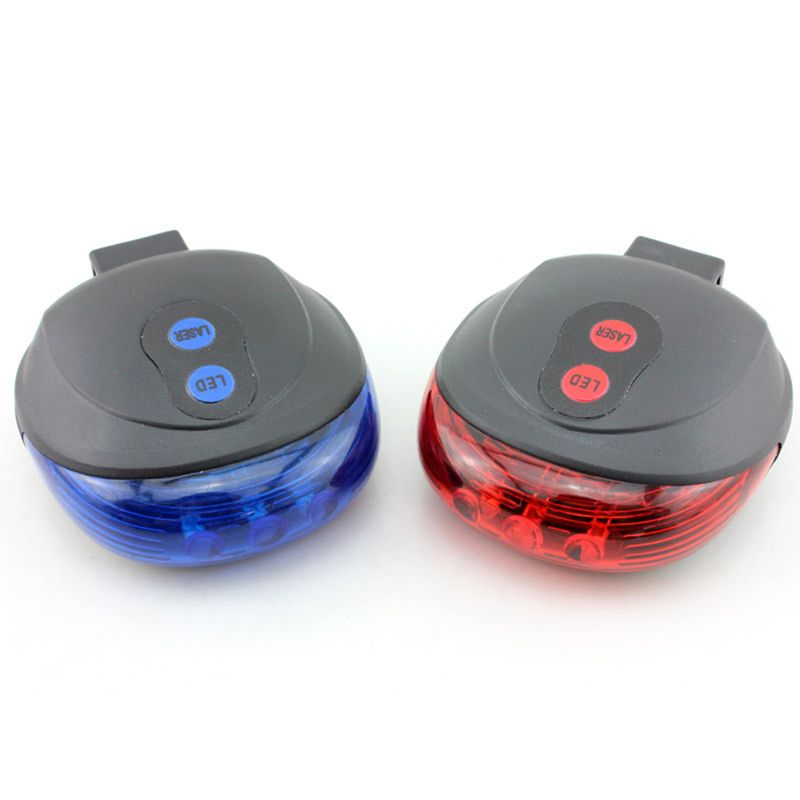Kaou Mountain Bicycle Bike Cycle Rear Tail Warning Lamp 5 LED Light Flash Mode_voghion.com