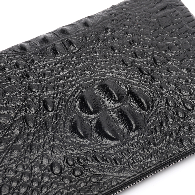 Porta carte da uomo in morbida pelle di mucca alla moda Borsa da uomo in vera pelle per soldi Pochette da uomo d'affari di alta qualità_voghion.com