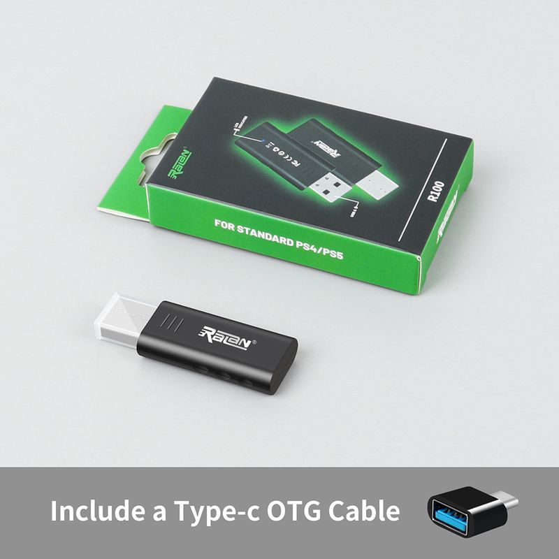 5.3 Bluetooth-Compatible Receiver Converter Wireless USB Adapter For Switch PC PS4 PS5 Gamepad_voghion.com