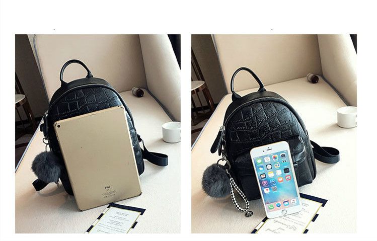 Mini Women PU Leather Cute Small Backpack Female White Back Pack Black Backpacks For Teen Girls Fashion_voghion.com
