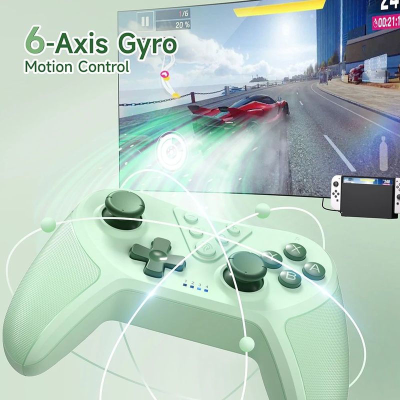 EasySMX T37 Bluetooth-Gamepad, kabelloser Switch Pro Controller_voghion.com