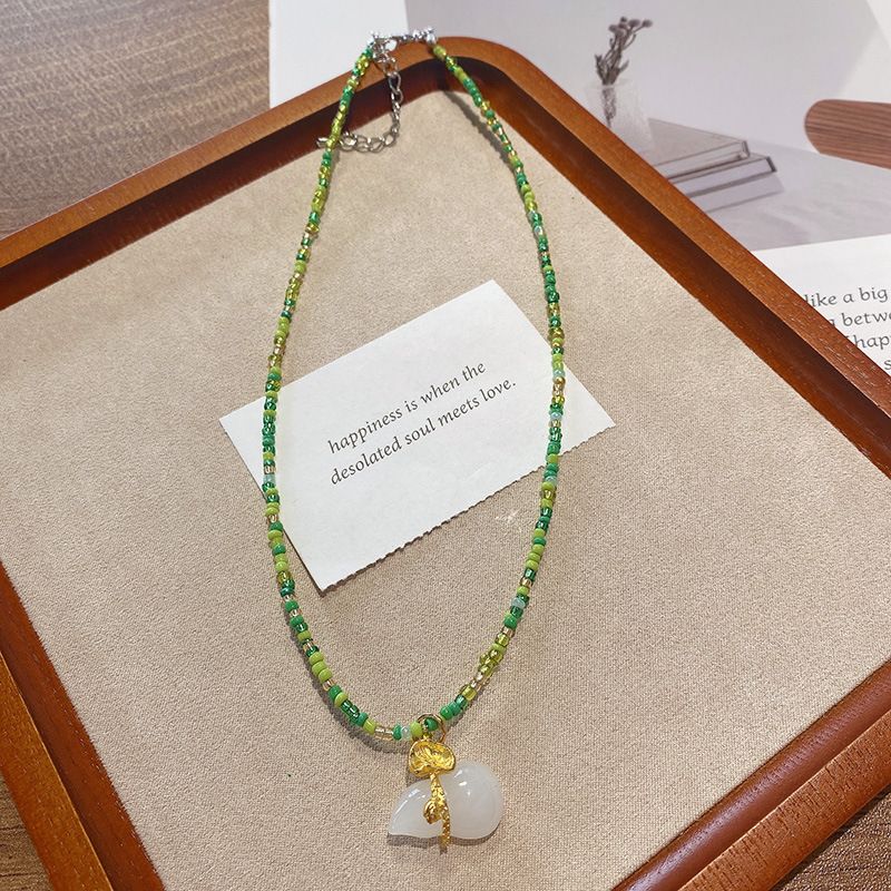 HD4138 nieuwe Chinese trend kleine kralen ketting grote collectie! Lente en zomer meisjes niche verse sleutelbeen ketting ketting_voghion.com
