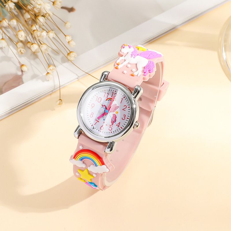 Orologi al quarzo Accessori Gioielli Giocattolo Puntatore Orologio per studenti Moda Elegante Ragazze Unicorno Fai da te Orologio al quarzo per bambini all'ingrosso_voghion.com