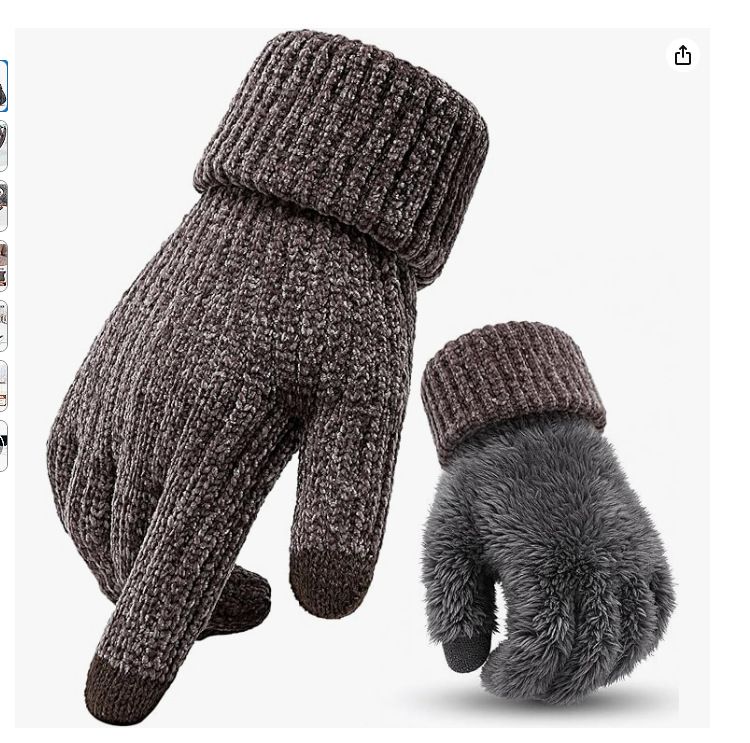 Double-Layer Thickened Autumn And Winter Touchscreen Fleece Chenille Outdoor Cycling Warm Two-Layer_voghion.com