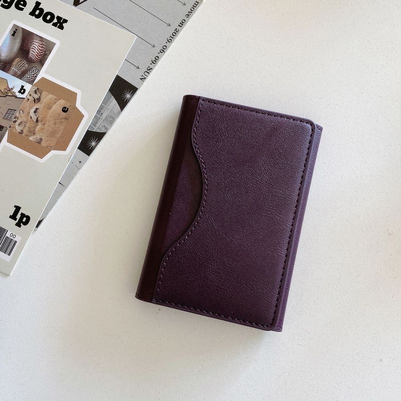 Kartenhalter Geldbörse Brieftaschen Pu-Leder Multi-Kartensteckplatz Kartentasche Magnetischer Handyständer Magnetische Kartentasche_voghion.com