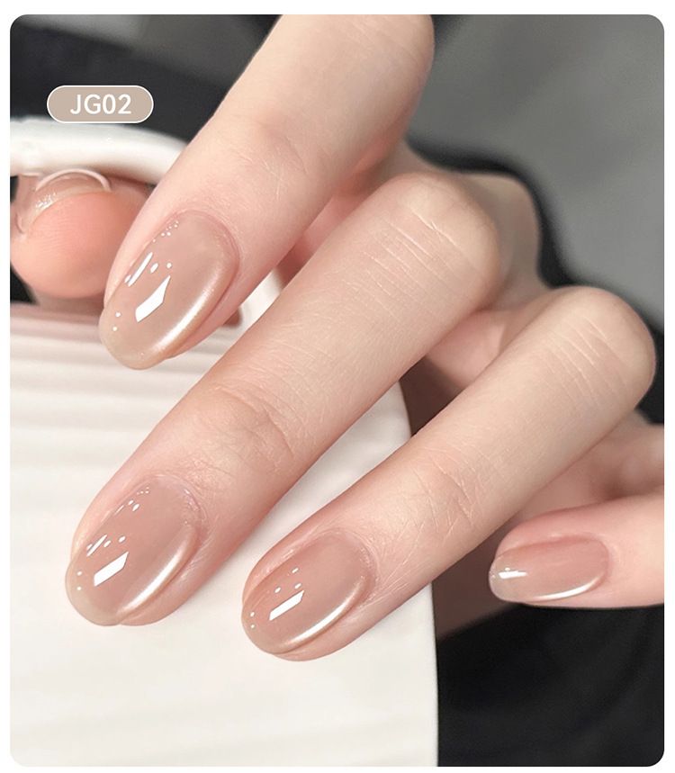 UR SUGAR Gel per unghie effetto occhi di gatto con perline di vetro - Bianco Moonlight Porcelain Ice Translucent | Smalto magnetico ultra-lucido con perline scintillanti_voghion.com