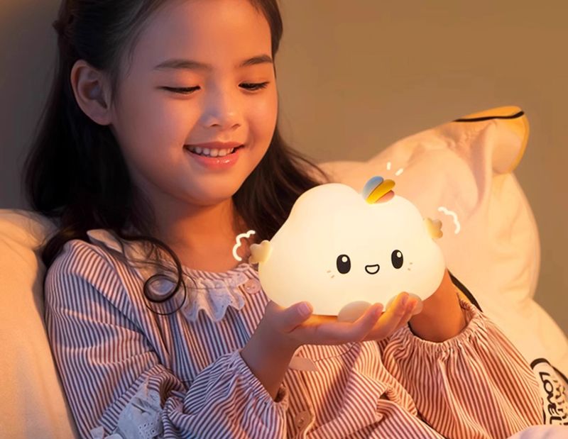 Cloud Silicone Night Internet Celebrity Ta Slee Comanion Nursing High-end Atmoshere Light Deskto Ornament Table_voghion.com