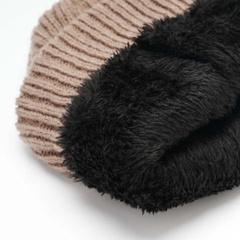 Men's Hats Men's Autumn And Winter Hats Plus Velvet Knitted Hats Thick Wool Hats Outdoor Ski Hats Pullover Earmuffs_voghion.com