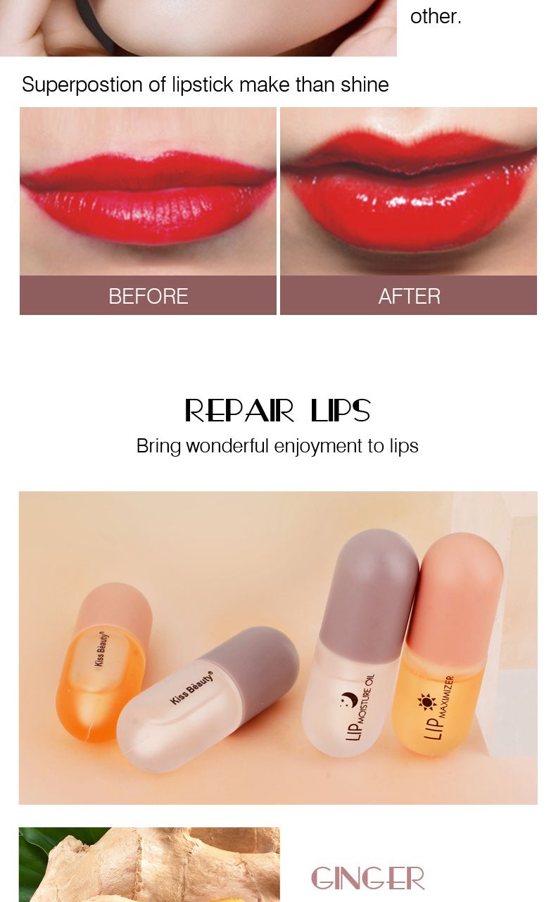 Kissbeauty Oil Moisturizing Elasticity Large Mouth Nourishing Set Lip Plumper_voghion.com